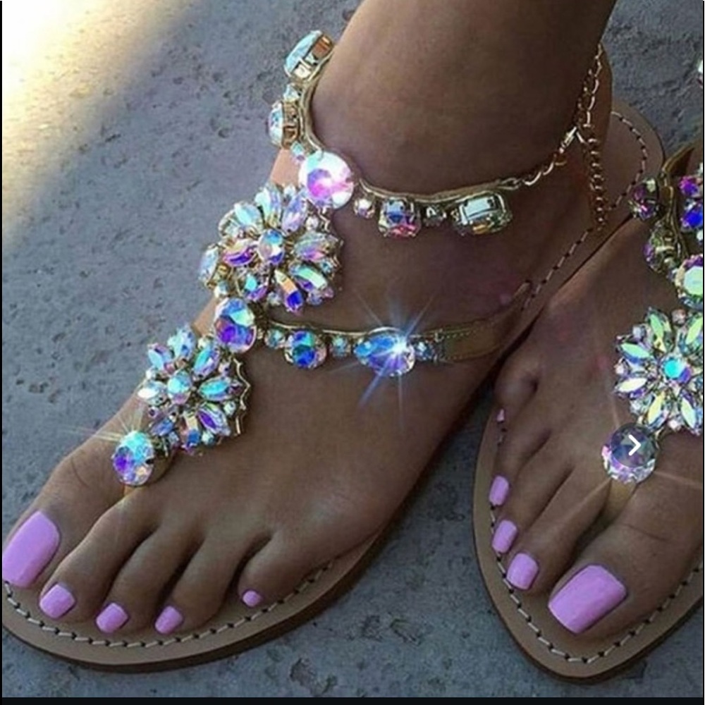 Slide Sandals BEAUTIFUL BlING